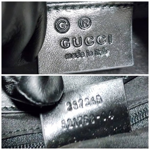 Authentic Gucci GG Canvas Leather 2way Shoulder Bag Black - Picture 3 of 12